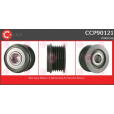 CCP90121 CASCO Ременный шкив, генератор