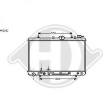 8112115 DIEDERICHS Радиатор, охлаждение двигателя