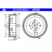 24.0220-0024.1 ATE Тормозной барабан