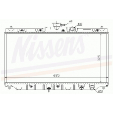 63305 NISSENS Радиатор, охлаждение двигателя