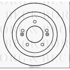 BBD5327 BORG & BECK Тормозной диск
