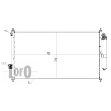 035-016-0028 LORO Конденсатор, кондиционер