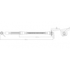 7170 REMKAFLEX Тормозной шланг