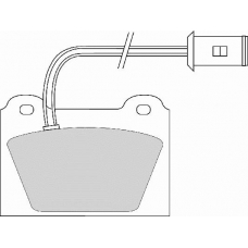 FD459A NECTO Комплект тормозных колодок, дисковый тормоз