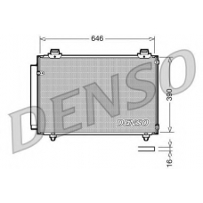 DCN50035 DENSO Конденсатор, кондиционер