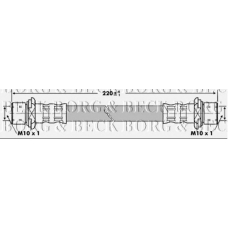 BBH6858 BORG & BECK Тормозной шланг