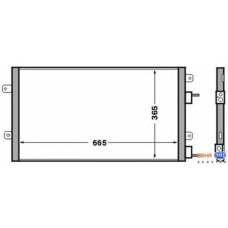 8FC 351 305-101 HELLA Конденсатор, кондиционер