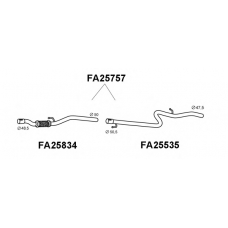 FA25757 VENEPORTE Труба выхлопного газа
