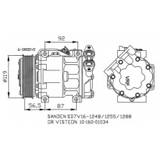 32271G NRF Компрессор, кондиционер