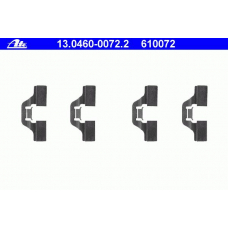 13.0460-0072.2 ATE Комплектующие, колодки дискового тормоза