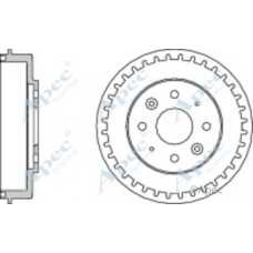 DRM9916 APEC Тормозной барабан