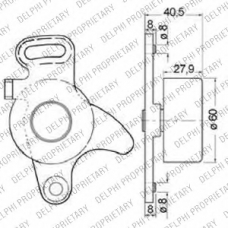 KDB133 DELPHI Комплект ремня ГРМ