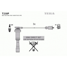 T238P TESLA Комплект проводов зажигания