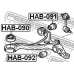 HAB-092 FEBEST Подвеска, рычаг независимой подвески колеса