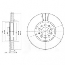 BG3035C DELPHI Тормозной диск