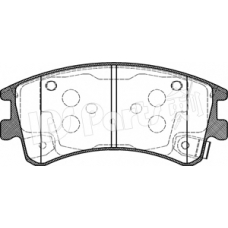 IBD-1369 IPS Parts Комплект тормозных колодок, дисковый тормоз