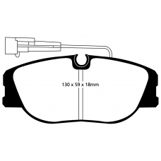 DP3733C EBC Brakes Колодки тормозные