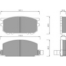 AC634681D AC Delco Комплект тормозных колодок, дисковый тормоз