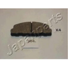 PA-604AF JAPANPARTS Комплект тормозных колодок, дисковый тормоз