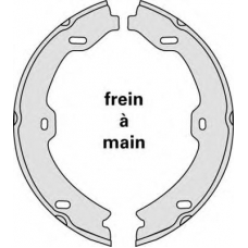 M872 MGA Комплект тормозных колодок, стояночная тормозная с