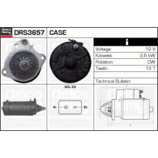 DRS3657 DELCO REMY Стартер