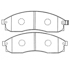 PN-2309 JNBK Колодки тормозные