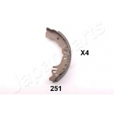 GF-251AF JAPANPARTS Комплект тормозных колодок