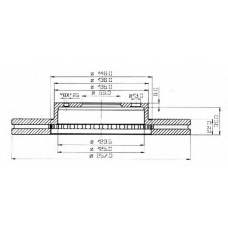 BSF4294 QUINTON HAZELL Тормозной диск