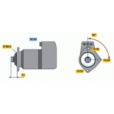 0 986 011 590 BOSCH Стартер