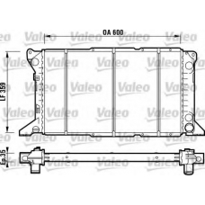 731782 VALEO Радиатор, охлаждение двигателя