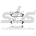 1501223033 S.b.s. Комплект тормозных колодок, дисковый тормоз