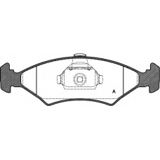 BPA0119.10 OPEN PARTS Комплект тормозных колодок, дисковый тормоз