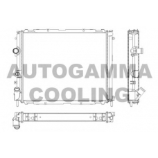 101242 AUTOGAMMA Радиатор, охлаждение двигателя
