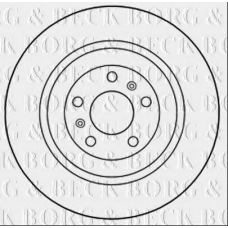 BBD5274 BORG & BECK Тормозной диск