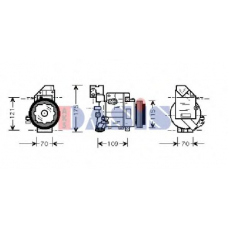 850564N AKS DASIS Компрессор, кондиционер