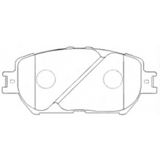 FP1052 FIT Комплект тормозных колодок, дисковый тормоз