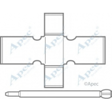 KIT272 APEC Комплектующие, тормозные колодки