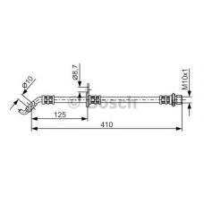 1 987 481 361 BOSCH Тормозной шланг