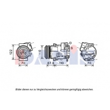 852687N AKS DASIS Компрессор, кондиционер