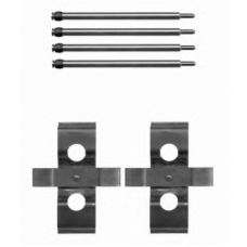 8DZ 355 203-491 HELLA PAGID Комплектующие, колодки дискового тормоза