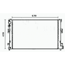 RM0554 EQUAL QUALITY Радиатор, охлаждение двигателя