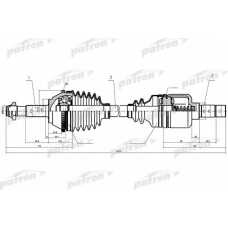 PDS0086 PATRON Приводной вал