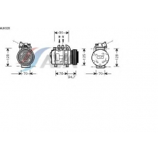 AUK028 GERI Компрессор, кондиционер