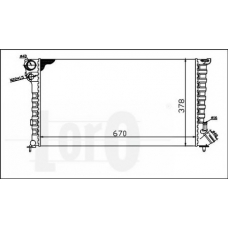 009-017-0003 LORO Радиатор, охлаждение двигателя