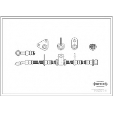 19032741 CORTECO Тормозной шланг
