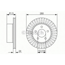 0 986 479 386 BOSCH Тормозной диск