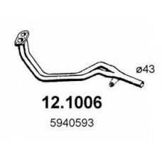 12.1006 ASSO Труба выхлопного газа