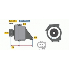 0 122 0AA 2A0 BOSCH Генератор