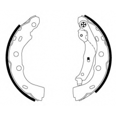 8DB 355 000-451 HELLA PAGID Комплект тормозных колодок