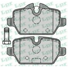 05P1249 LPR Комплект тормозных колодок, дисковый тормоз